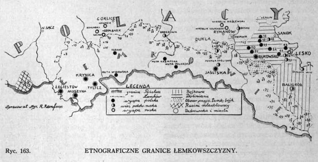 Lemkowie_granice_etnograficzne