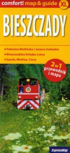 Bieszczady 2w1. Przewodnik + mapa
