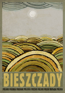 Bieszczady – plakat – Ryszard Kaja